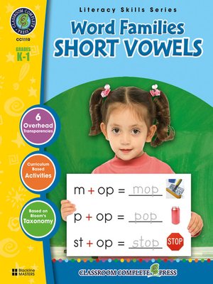 cover image of Word Families - Short Vowels